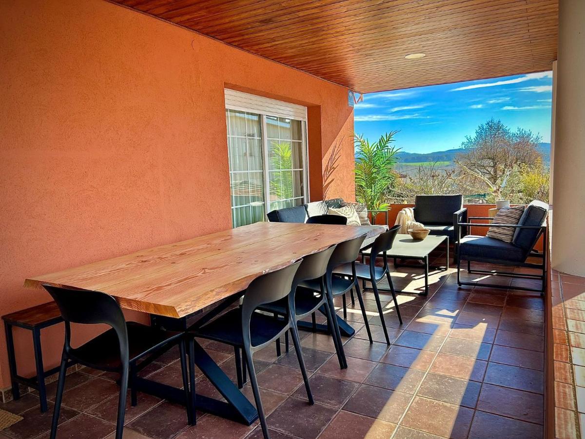 Piscina De Sal Barbacoa Wifi, Parking Gratis, 3 Min Pga Casa El Roble Villa Girona Kültér fotó